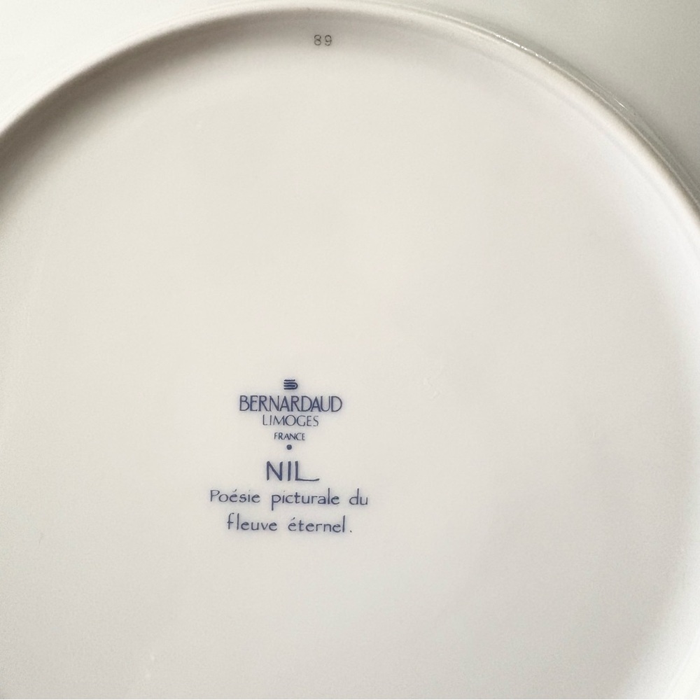 Bernardaud Limoges France Nil Trianne Signed & Numbered Collectible Plate 11.5” - Picture 5 of 8